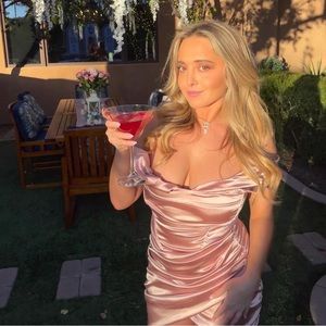 Super down Satin Dress